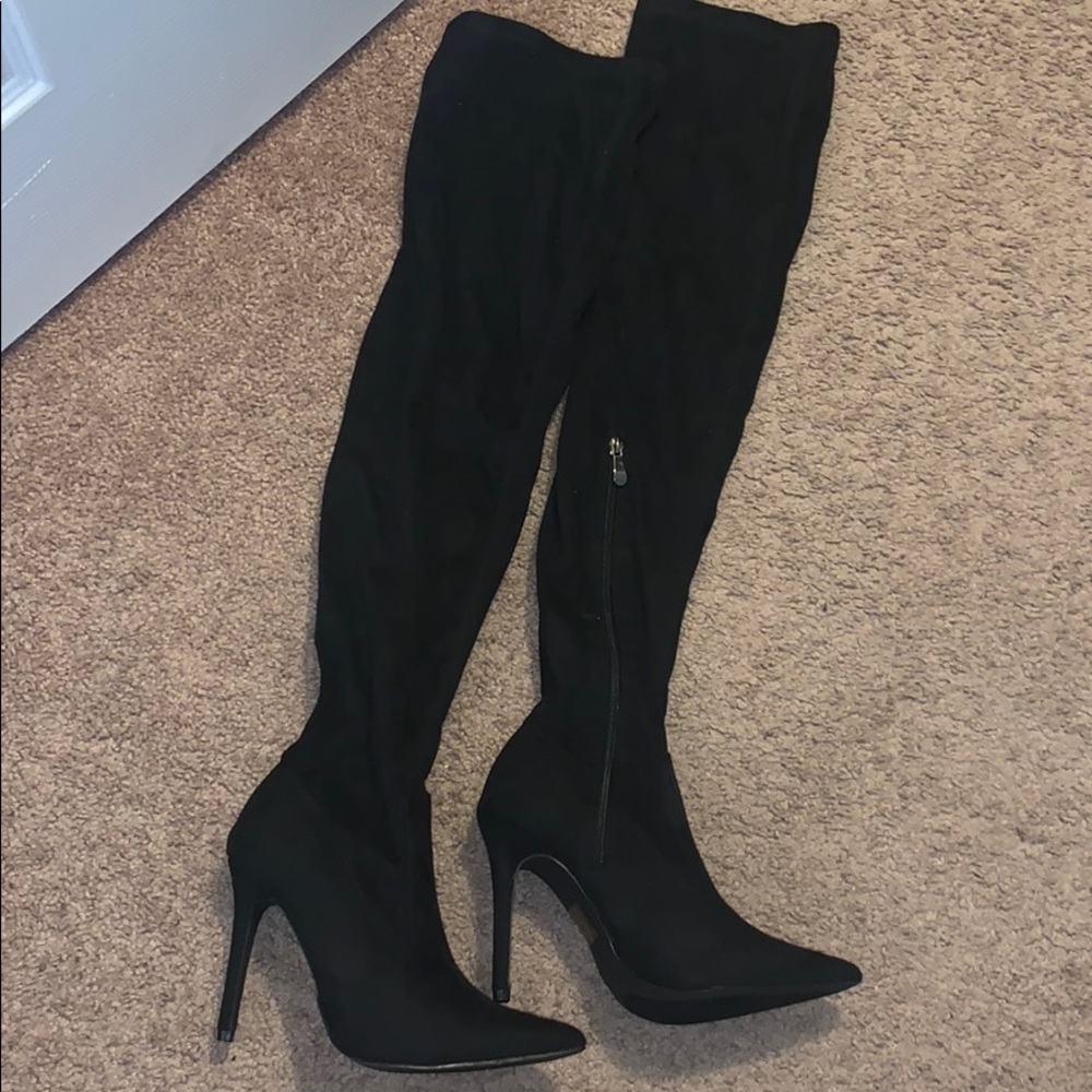 Thigh High Stiletto Heel Boot
